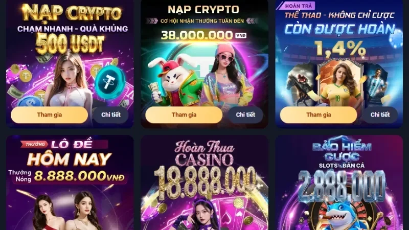 Siêu ưu đãi khủng được tung ra bởi cổng game đổi thưởng uy tín